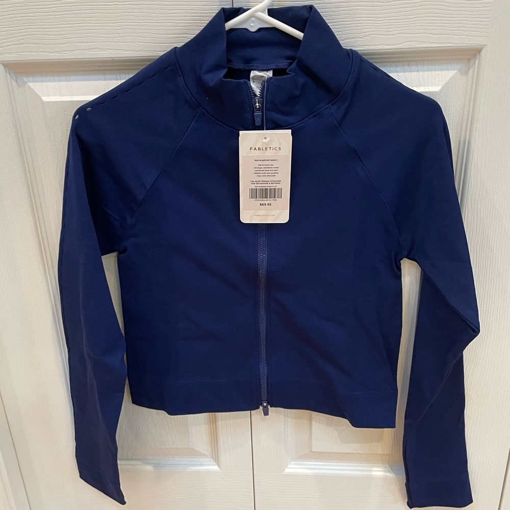 Fabletics crop jacket NWT